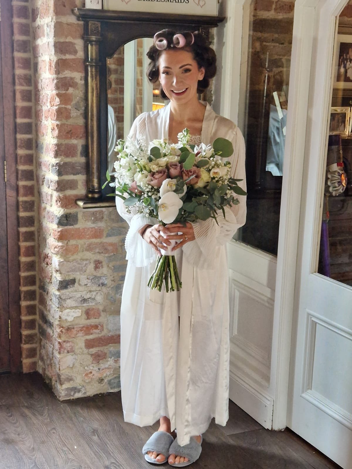 Soft pastel wedding bouquet